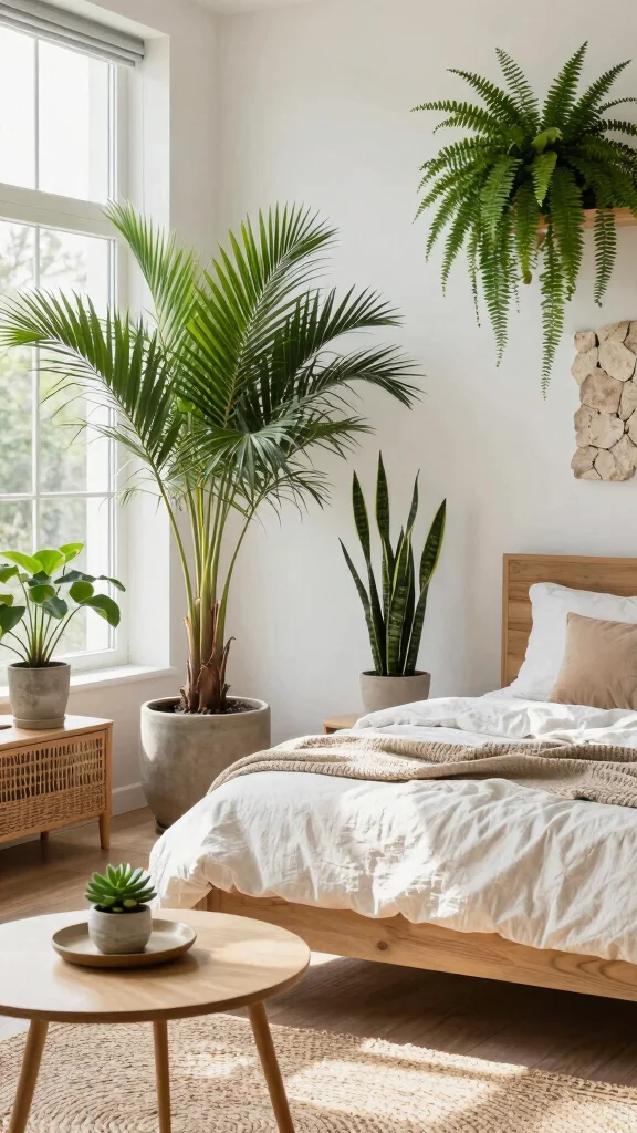 12 Luxury Bedroom Interior Design Ideas for a Five-Star Sleep Experience - 1. Biophilic Bliss 1