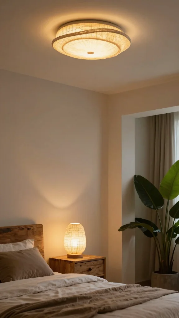12 Luxury Bedroom Interior Design Ideas for a Five-Star Sleep Experience - 4. Eco-Friendly Lighting 1