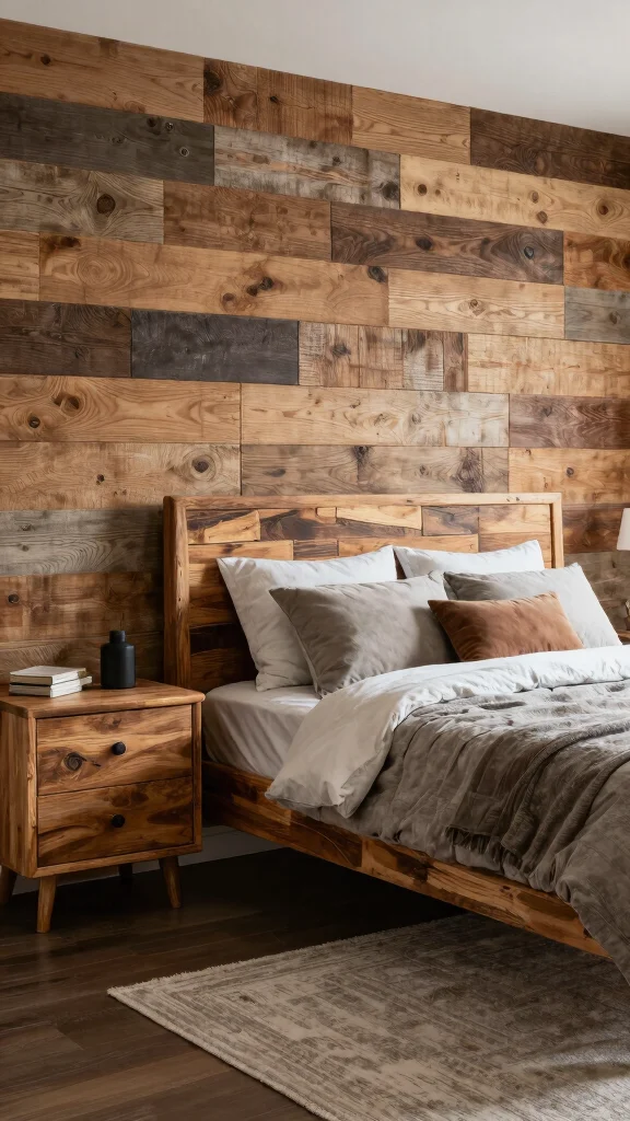 12 Luxury Bedroom Interior Design Ideas for a Five-Star Sleep Experience - 5. Reclaimed Wood Elements 1