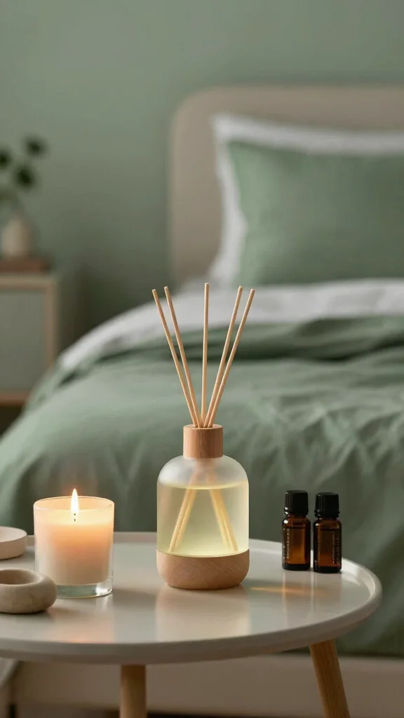 12 Luxury Bedroom Interior Design Ideas for a Five-Star Sleep Experience - 9. Serene Aromatherapy 1