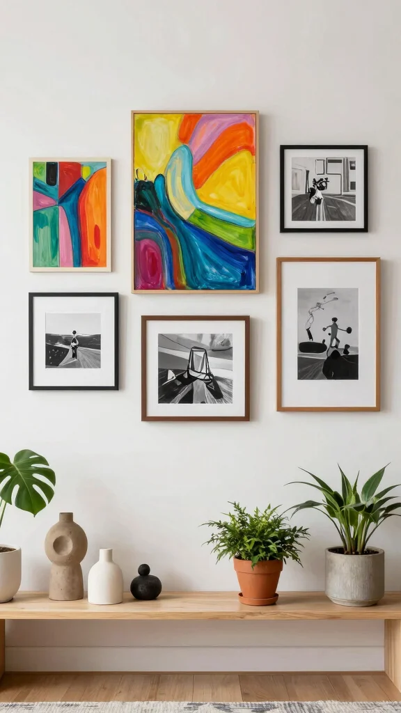 13 Living Room Interior Design Ideas for a Beautiful Functional Space - 7. Personalize Your Space with Art and Decor 1