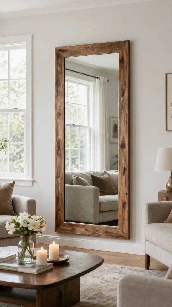 13 Living Room Interior Design Ideas for a Beautiful Functional Space - 8. Use Mirrors to Enhance Light and Space 1