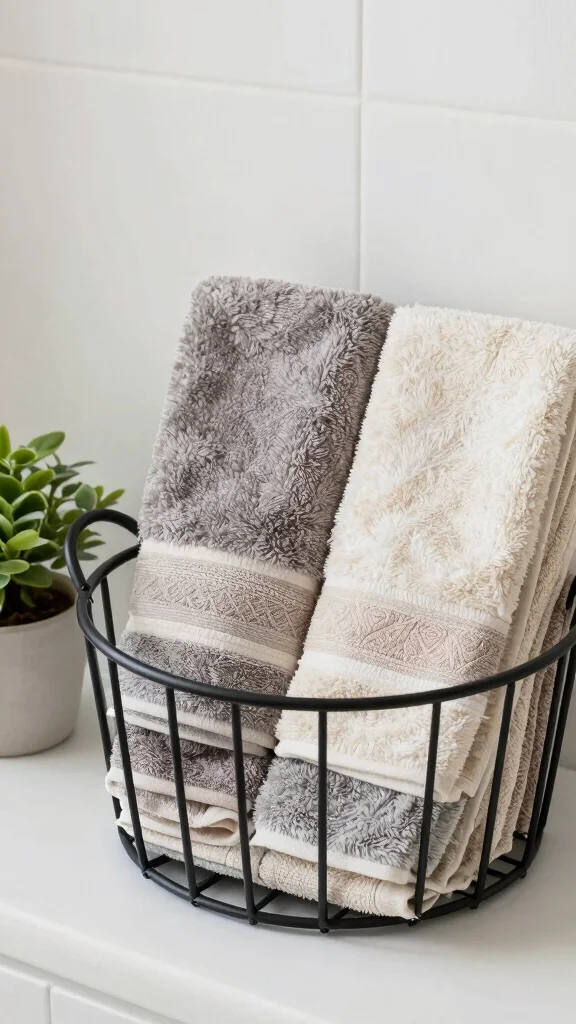 14 Bathroom Decor Ideas for Every Style, Budget, and Space - 11. Reusable Towels 1