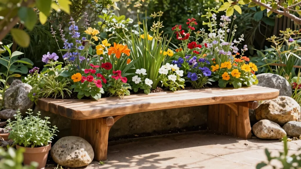 10 Planter Bench Ideas That Are Both Functional and Absolutely Beautiful – Homestead Garden