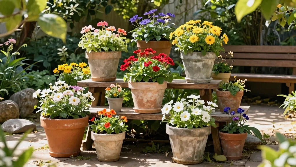 10 Tiered Flower Pot Displays That Are Basically Outdoor Art Installations – Homestead Garden