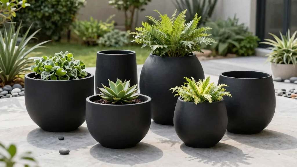 8 Black Flower Pots That Are Sleek, Dramatic, and Totally Underrated – Homestead Garden